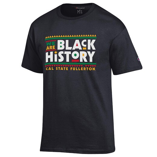 Champion Cal State Fullerton Black History Tee - Black